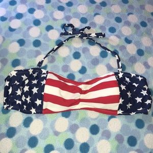 American Flag Bikini Top